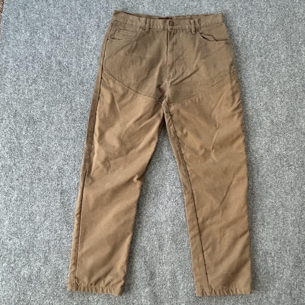 Gamehide Pants Mens 36x30 Brown Canvas Double Front Brush Hunting Upland Grouse
